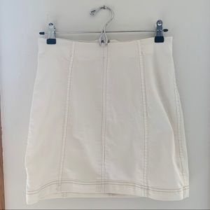 Free People “Modern Femme Denim Mini” Skirt
